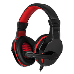Diadema multimedia tipo gamer alámbrico sonido HI-FI