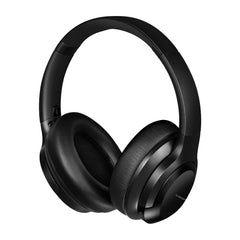 Audífonos inalámbricos de diadema con cancelación de ruido, negros