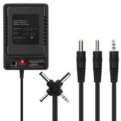 Eliminador múltiple salida 1.5 a 12 Vcc 1000MA, 7 conectores