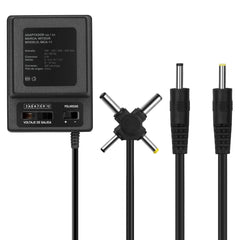 Eliminador múltiple salida 3 a 12 Vcc 300MA y 6 conectores