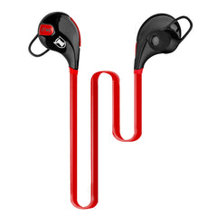 Audífonos Bluetooth manos libres con sujetadores sport rojo