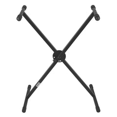 Stand ajustable metálico de acero para teclado negro