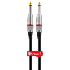 Cable extensión plug profesional monoaural 6.3 mm a 6.3 mm, 6m