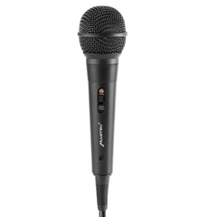 Micrófono alámbrico unidireccional HI-FI con adaptador negro