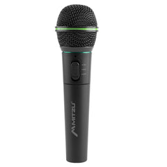 Micrófono dual inalámbrico VHF y alámbrico HI-FI