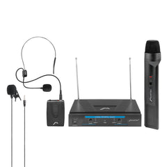 Kit de 3 micrófonos inalámbricos VHF, tipo dinámico
