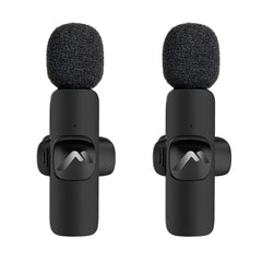 Set de micrófonos de solapa, negros