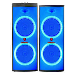 Doble bafle activo y pasivo de 2 x 15