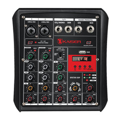 Mezcladora de audio Bluetooth® de 6 canales