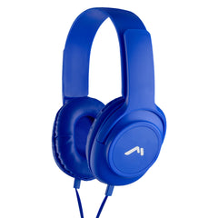 Audífonos alámbricos de diadema antiruido confort, azul