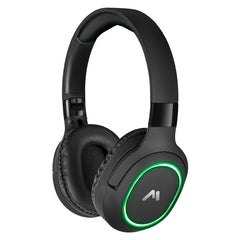 Audífonos diadema manos libres, recargables, negro