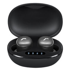 Audífonos True Wireless Bluetooth 5.3, recargables, negro