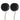 Juego de tweeter domo 1” 600 W PMPO, negro