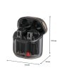 Audífonos True Wireless resistentes al agua, negro