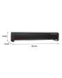 Bocina 2x2" 10 W RMS teatro en casa puertos USB, Aux y micro SD