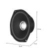 Bocina de reemplazo 6.5” de 120 W PMPO con imán