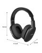 Audífonos de diadema recargables y con Bluetooth®, negro
