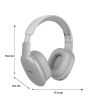 Audífonos de diadema recargables y con Bluetooth®, plateado