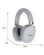 Audífonos de diadema con batería recargable de hasta 30h - Gris