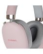 Audífonos de diadema con batería recargable de hasta 30h - Rosa