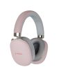 Audífonos de diadema con batería recargable de hasta 30h - Rosa