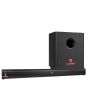 Barra de sonido 2,1 canales con Bluetooth® y subwoofer, negro