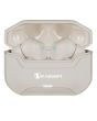 Audífonos inalámbricos TWS Bluetooth hasta 28 hrs con ecualizador IPX4 beige