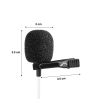 Micrófono mini para celular 3.5 cable 1 M