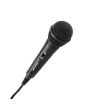 Micrófono Unidireccional HI-FI Alámbrico con Adaptador Negro