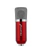 Micrófono Profesional Condensador Unidireccional Alámbrico Rojo Metálico