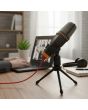 Micrófono omnidireccional condensador para streaming