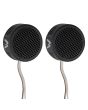 Juego de tweeter domo 1” 600 W PMPO, negro
