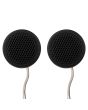 Juego de tweeter domo 1” 600 W PMPO, negro