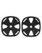 Juego de tweeter domo 1” 600 W PMPO, negro