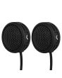 Juego de tweeter domo 1” 650 W PMPO, negro