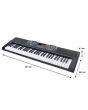 Teclado musical de 61 teclas y 255 tonos