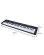 Teclado musical con metrónomo de 61 teclas luminosas