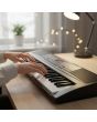 Teclado musical con 61 teclas y 255 ritmos