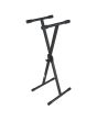 Stand ajustable metálico de acero para teclado negro