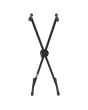 Stand ajustable metálico de acero para teclado negro