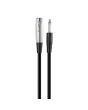 Cable extensión jack cannon - plug monoaural 6.3 mm, 6 m