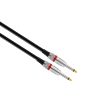Cable extensión plug profesional monoaural 6.3 mm a 6.3 mm, 6m