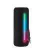 Bocina Bluetooth® cilindro 20 W RMS IPX5 impermeable, negro