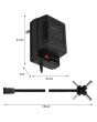 Eliminador múltiple salida 1.5 a 12 Vcc 1000MA, 7 conectores