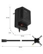 Eliminador múltiple salida 1.5 a 12 V 1000MA y 6 conectores