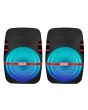 Sistema de audio doble 15” 25,000 W PMPO recargable