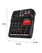 Mezcladora de audio Bluetooth® 4 canales 15 m