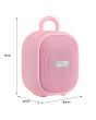 Bocina portátil recargable 15W RMS con reproductor FM rosa