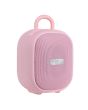 Bocina portátil recargable 15W RMS con reproductor FM rosa