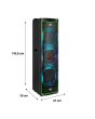 Bafle 3X12" de 70,000 W PMPO con función X-BASS